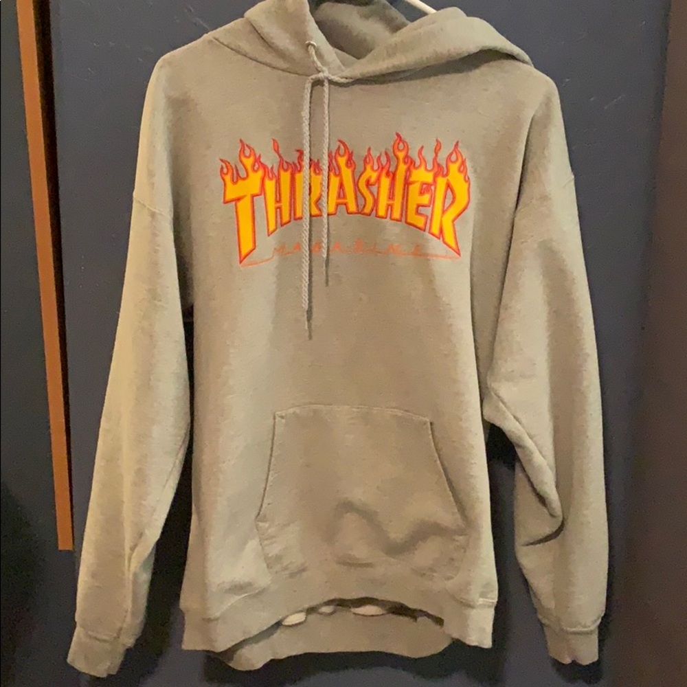 Grey Thrasher Hoodie